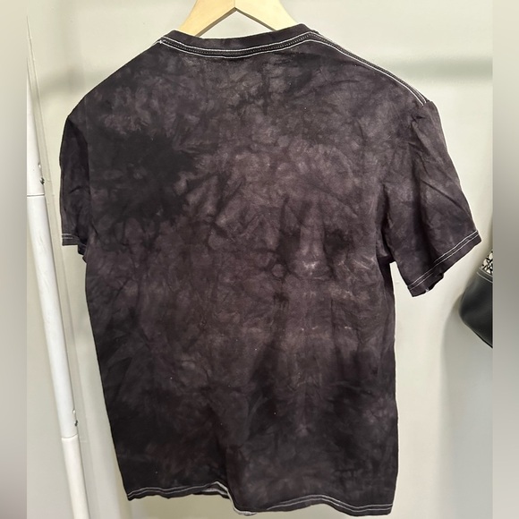 Black Mineral Washed Abstract Graphic Dog Tee size medium - Picture 7 of 7